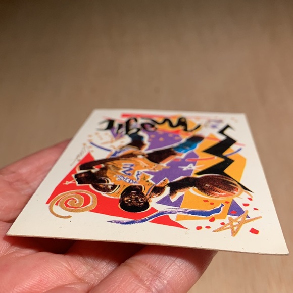 1990 NBA Hoops Magic Johnson Art Checklist Rare LA Lakers vintage collectible - Picture 10 of 17